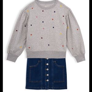 Adriano Goldschmied little girl mini skirt size 7 BIN A